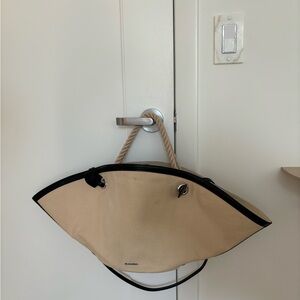 Jil Sander Canvas Sombrero Bag